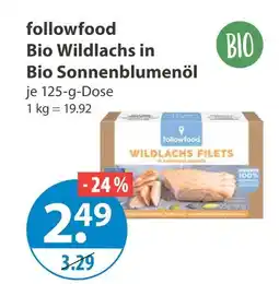 V Markt Followfood bio wildlachs in bio sonnenblumenöl Angebot