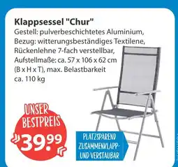 V Markt Klappsessel 'chur' Angebot