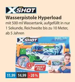 V Markt Zuru x-shot wasserpistole hyperload Angebot