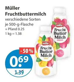 V Markt Müller fruchtbuttermilch mango Angebot