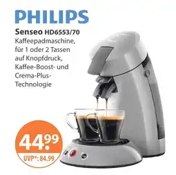 V Markt Philips senseo hd6553/70 kaffeepadmaschine Angebot