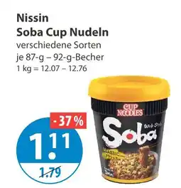 V Markt Nissin soba cup nudeln Angebot