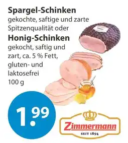 V Markt Zimmermann spargel-schinken Angebot