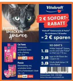 V Markt Vitakraft cat yums Angebot