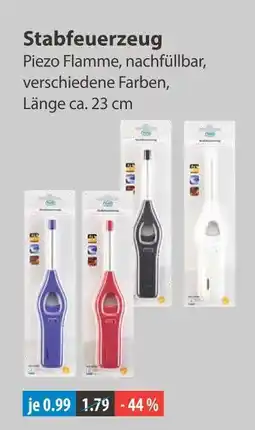V Markt Stabfeuerzeug blau Angebot