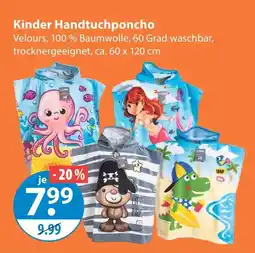 V Markt Kinder handtuchponcho octopus Angebot