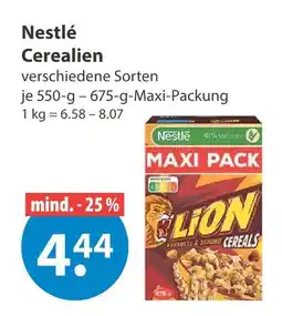 V Markt Nestlé lion cereals Angebot