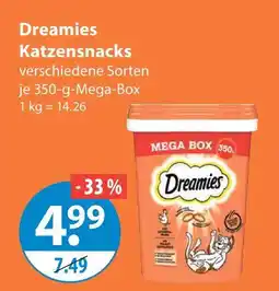 V Markt Dreamies katzensnacks Angebot