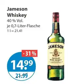 V Markt Jameson whiskey Angebot