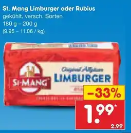 Netto Marken-Discount St. mang limburger Angebot