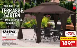 Netto Marken-Discount Swing & harmonie luxus led-pavillon minzo Angebot