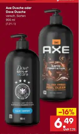 Netto Marken-Discount Axe oder dove dusche Angebot