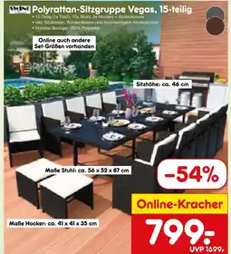Netto Marken-Discount Swing polyrattan-sitzgruppe vegas Angebot