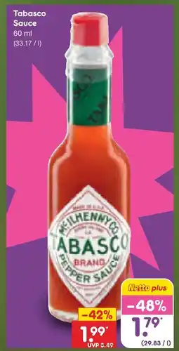 Netto Marken-Discount Tabasco tabasco sauce Angebot