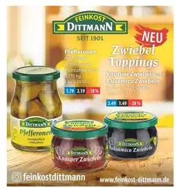 V Markt Feinkost dittmann pfefferonen Angebot
