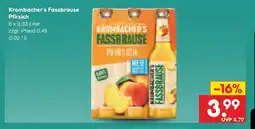 Netto Marken-Discount Krombacher fassbrause pfirsich Angebot