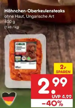 Netto Marken-Discount Hähnchen-oberkeulensteaks Angebot