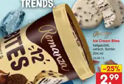 Netto Marken-Discount Romanza ice cream bites Angebot