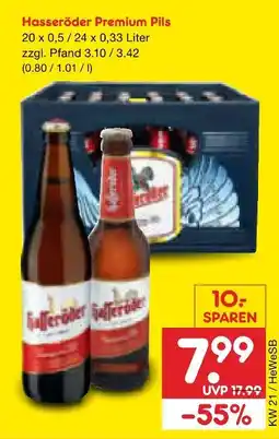 Netto Marken-Discount Hasseröder premium pils Angebot