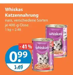V Markt Whiskas katzennahrung Angebot