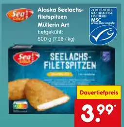 Netto Marken-Discount Sea gold alaska seelachsfiletspitzen müllerin art Angebot