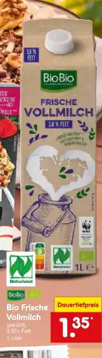 Netto Marken-Discount Biobio frische vollmilch Angebot