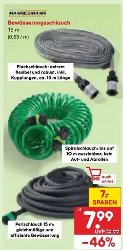 Netto Marken-Discount Mannesmann bewässerungsschlauch Angebot