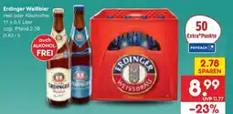 Netto Marken-Discount Erdinger weißbier hell oder alkoholfrei Angebot