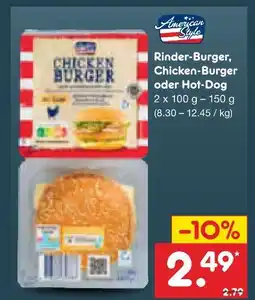 Netto Marken-Discount American style rinder-burger Angebot