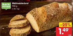 Netto Marken-Discount Backstube weltmeisterbrot Angebot