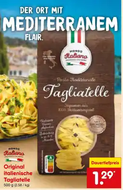Netto Marken-Discount Mondo italiano original italienische tagliatelle Angebot