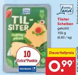 Netto Marken-Discount Gutes land tilsiter scheiben Angebot