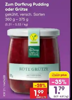 Netto Marken-Discount Zum dorfkrug pudding Angebot