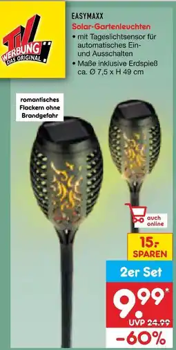 Netto Marken-Discount Easymaxx solar-gartenleuchten Angebot