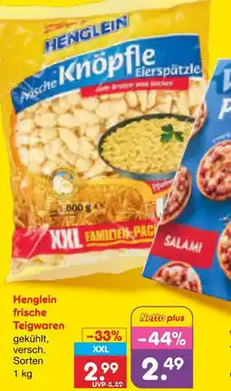 Netto Marken-Discount Henglein frische knöpfle eierspätzle Angebot