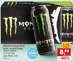 Netto Marken-Discount Monster Energy Drink Angebot
