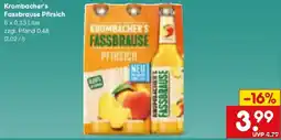 Netto Marken-Discount Krombacher's Fassbrause Pfirsich Angebot