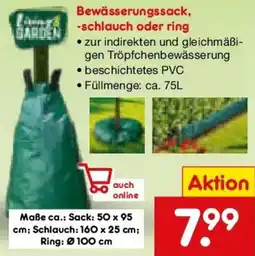 Netto Marken-Discount Living & Garden Bewässerungssack, -schlauch oder ring Angebot