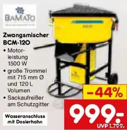 Netto Marken-Discount BAMATO Zwangsmischer BCM-120 Angebot