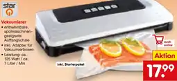 Netto Marken-Discount Star Vakuumierer Angebot