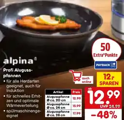 Netto Marken-Discount alpina Profi Alugusspfannen Angebot