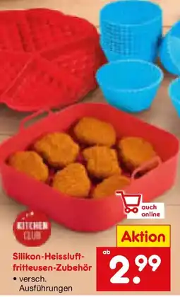 Netto Marken-Discount KITCHEN CLUB Silikon-Heissluftfritteusen-Zubehör Angebot