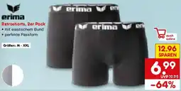 Netto Marken-Discount erima Retroshorts, 2er Pack Angebot