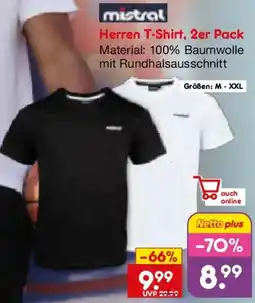 Netto Marken-Discount mistral Herren T-Shirt, 2er Pack Angebot