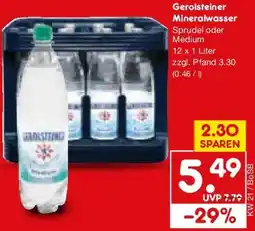 Netto Marken-Discount Gerolsteiner Mineralwasser Angebot