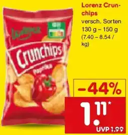 Netto Marken-Discount Lorenz Crunchips Angebot