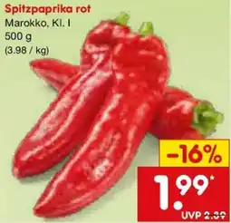 Netto Marken-Discount Spitzpaprika rot Angebot