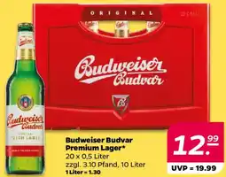 NETTO Budweiser Budvar Premium Lager Angebot