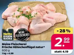 NETTO Meine Fleischerei Frische Hähnchenflügel natur Angebot