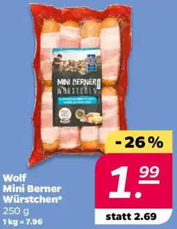 NETTO Wolf Mini Berner Würstchen Angebot